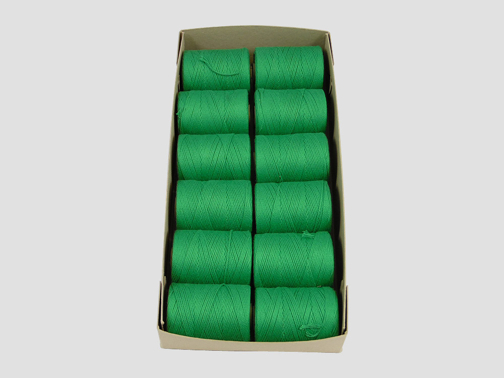 Katoenen rolladetouw kleur Groen 500 gr